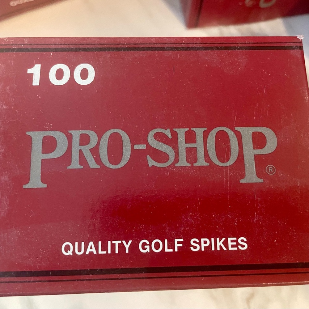 LADIES WHITE steel golf SPIKES shoes replacement 100 spikes BRAND NEW USA Made